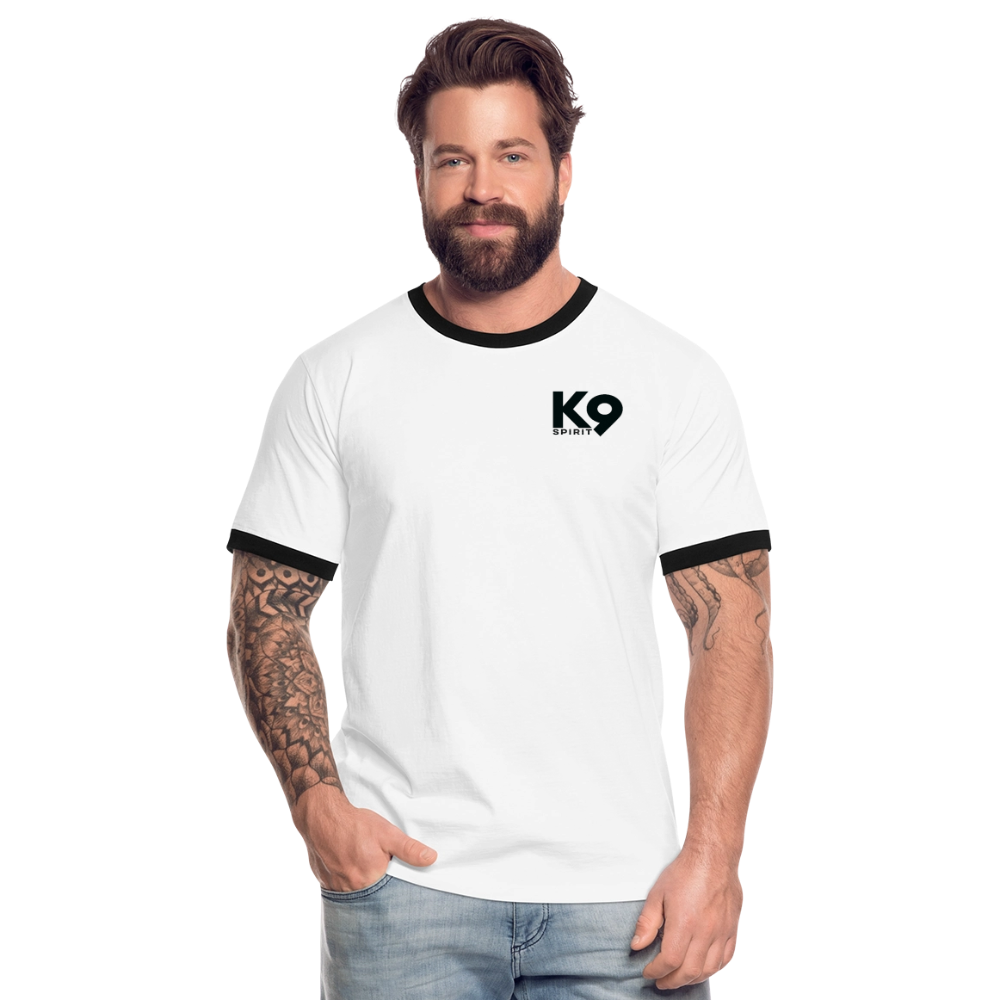 K9 GERMANY Retro-Shirt „K9 SPIRIT“ MEN fan–edition - Weiß/Schwarz