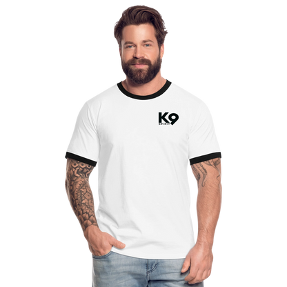 K9 GERMANY Retro-Shirt „K9 SPIRIT“ MEN fan–edition - Weiß/Schwarz