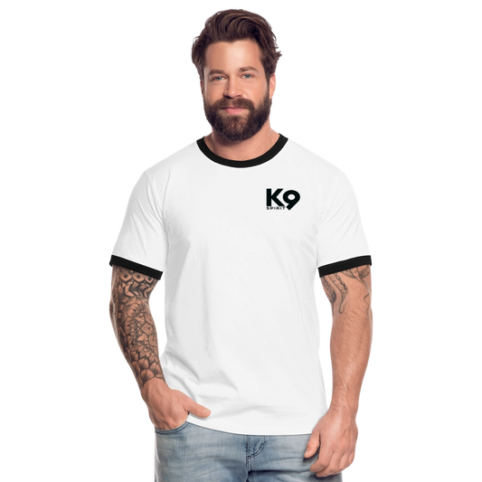 K9 GERMANY Retro-Shirt „K9 SPIRIT“ MEN fan–edition - Weiß/Schwarz