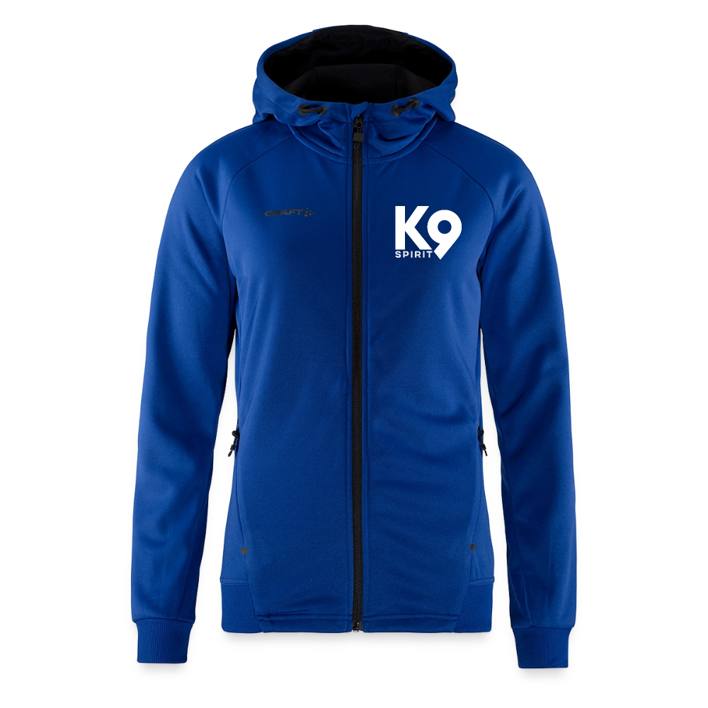 K9 Spirit PREMIUM Hoodie-Jacket "K9 SPIRIT" WOMEN edition - Royalblau