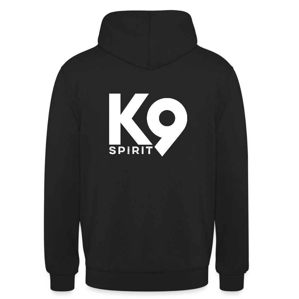 K9 Casual-Hoodie "DOG on a MISSION" - Schwarz