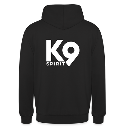 K9 Casual-Hoodie "DOG on a MISSION" - Schwarz