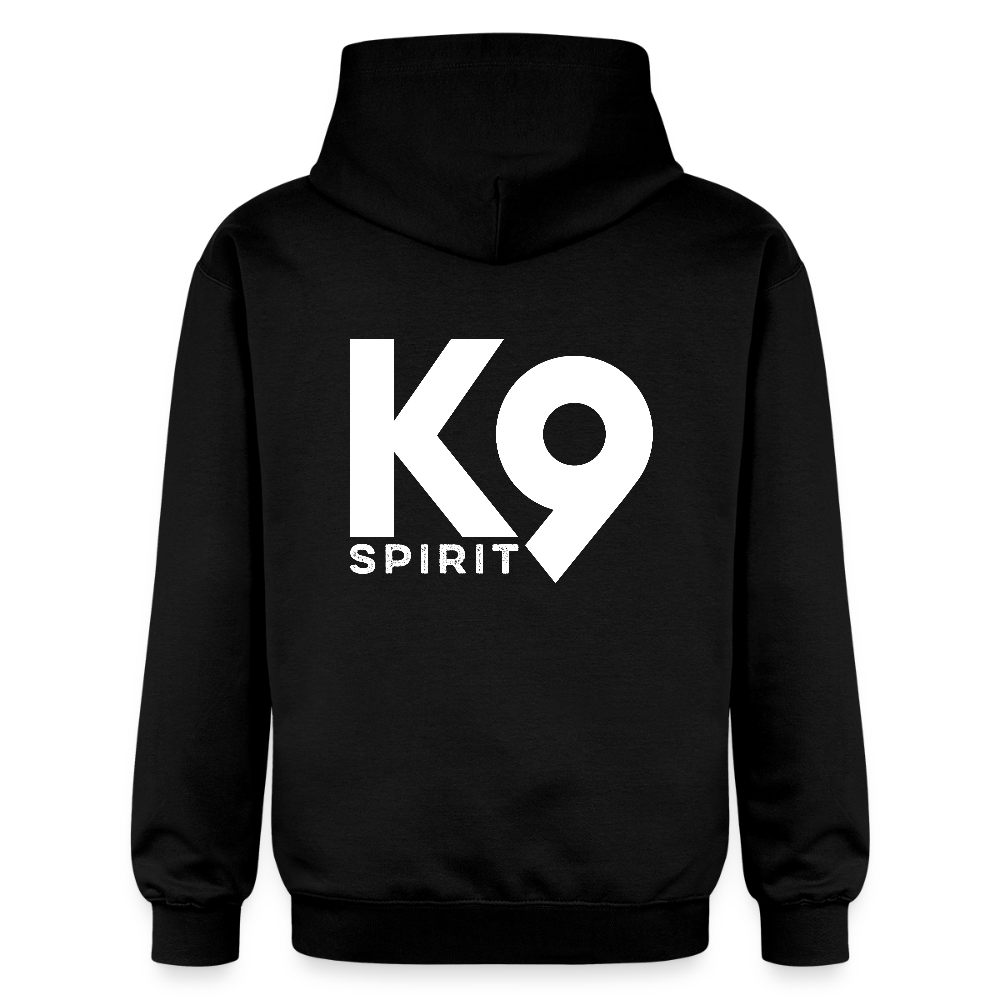 K9 Cozy-Hoodie "on a MISSION TOGETHER" - Schwarz