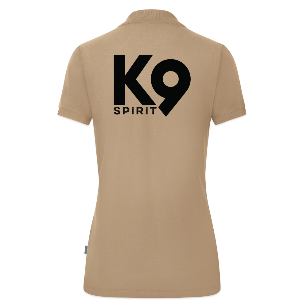 K9 ORGANIC Polo-Shirt "K9 SPIRIT" WOMEN edition - Beige