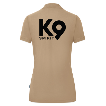 K9 ORGANIC Polo-Shirt "K9 SPIRIT" WOMEN edition - Beige