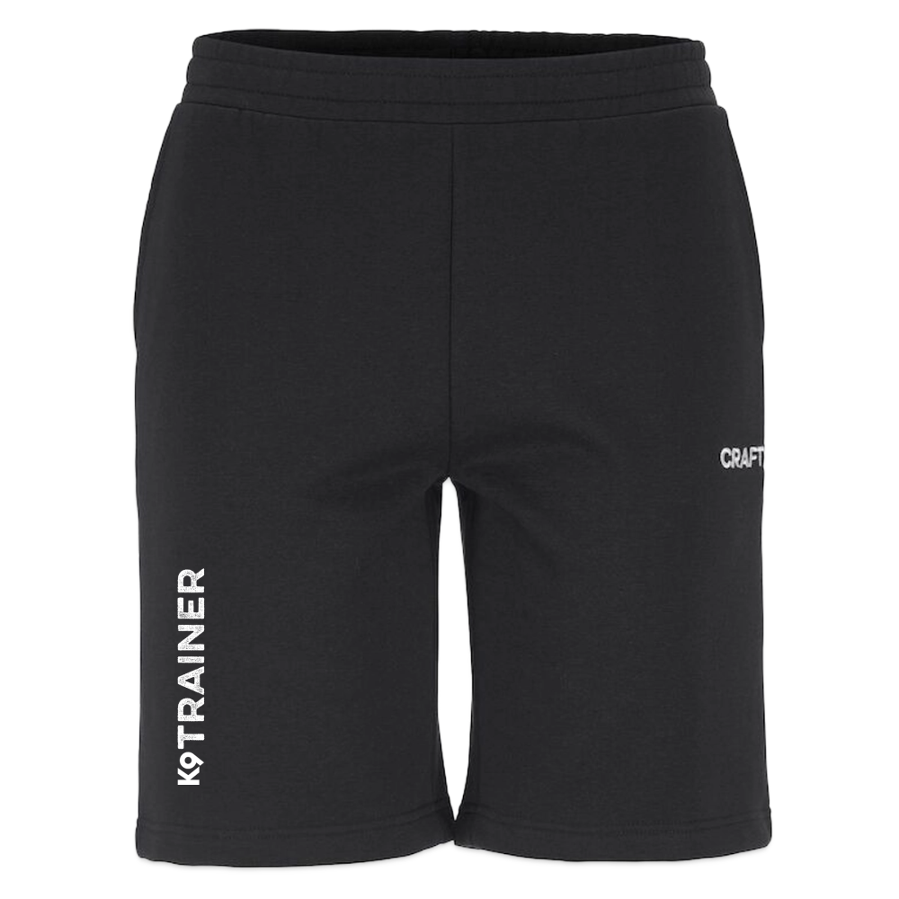 K9 TRAINER PREMIUM Sweatshorts “K9 TRAINER“ UNISEX edition - Schwarz