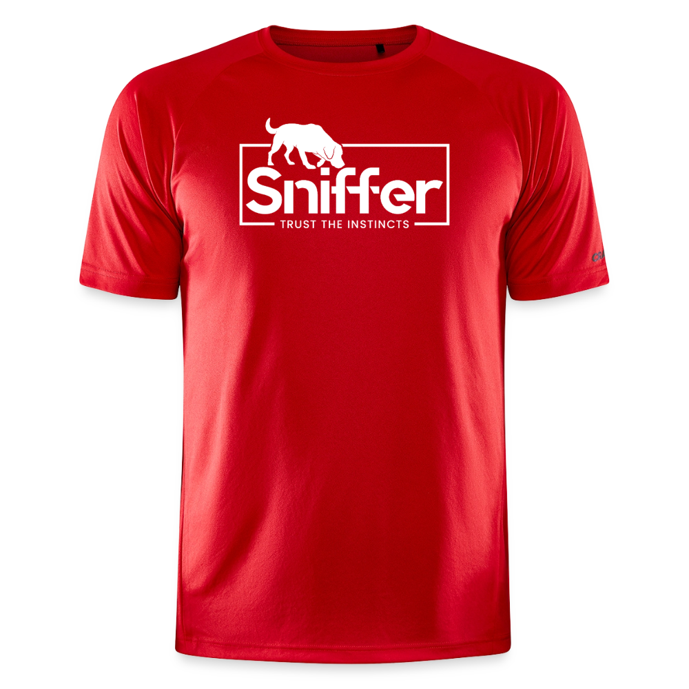 Sniffer Trainings-Shirt "BORN TO TRACK" UNISEX edition - Rot