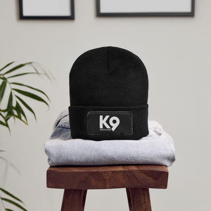 K9 Cozy-Beanie "Suchhund" - Schwarz