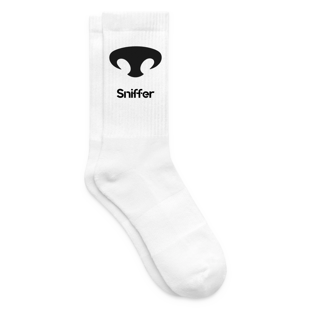 Sniffer DOGHANDLER Trail-Socks "Nose Symbol" UNISEX edition - Weiß