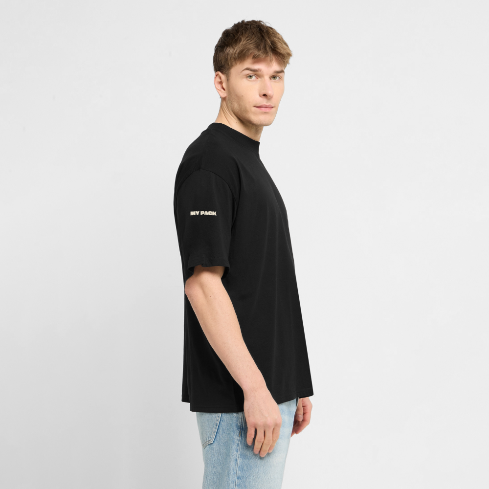 MyPack Organic-Shirt "KNOW LESS. TRUST MORE. LEAD BETTER." UNISEX edition - Schwarz