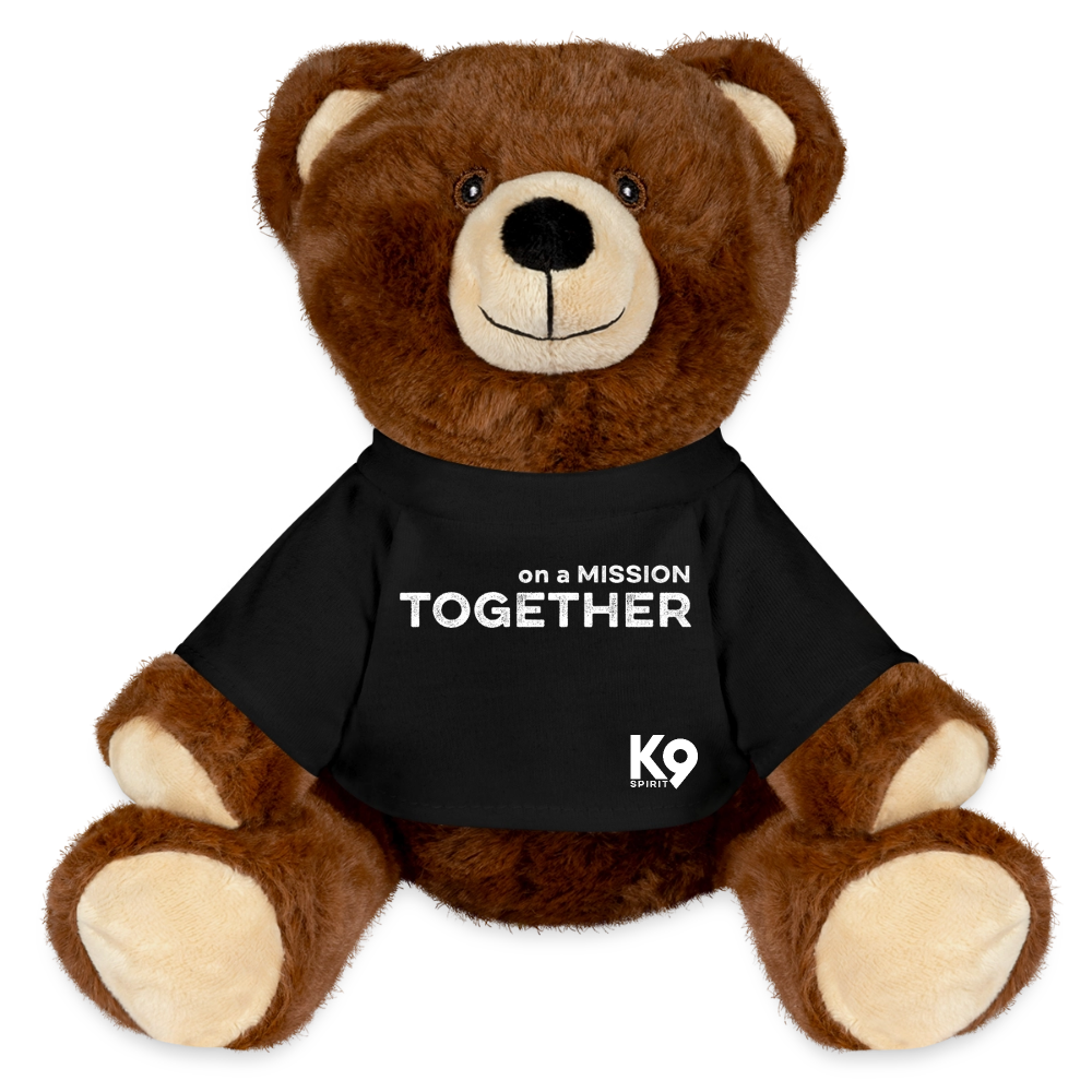 K9 Motivation-Bear "on a MISSION TOGETHER" - Schwarz
