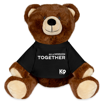 K9 Motivation-Bear "on a MISSION TOGETHER" - Schwarz