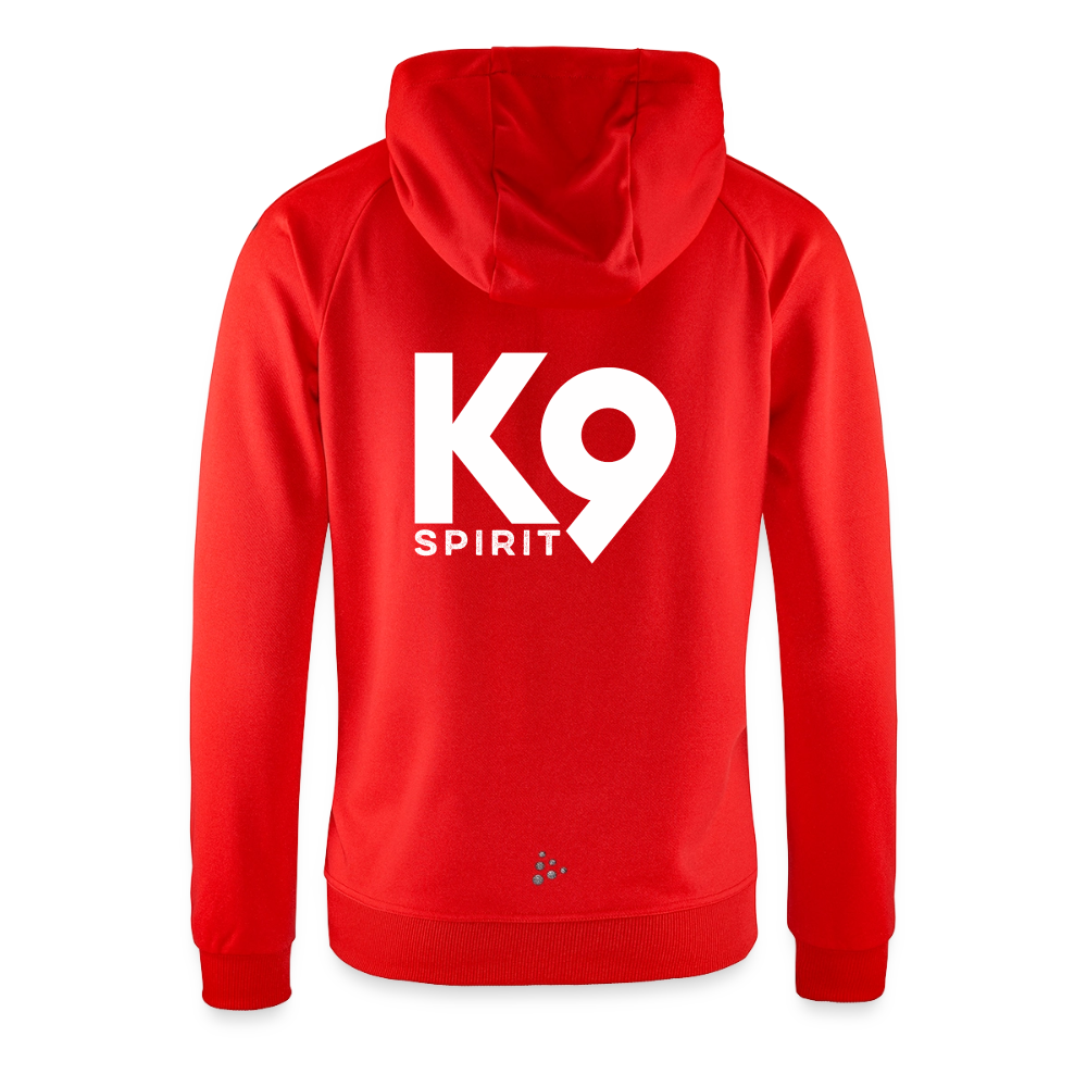 K9 Spirit PREMIUM Hoodie-Jacket "K9 SPIRIT" WOMEN edition - Rot
