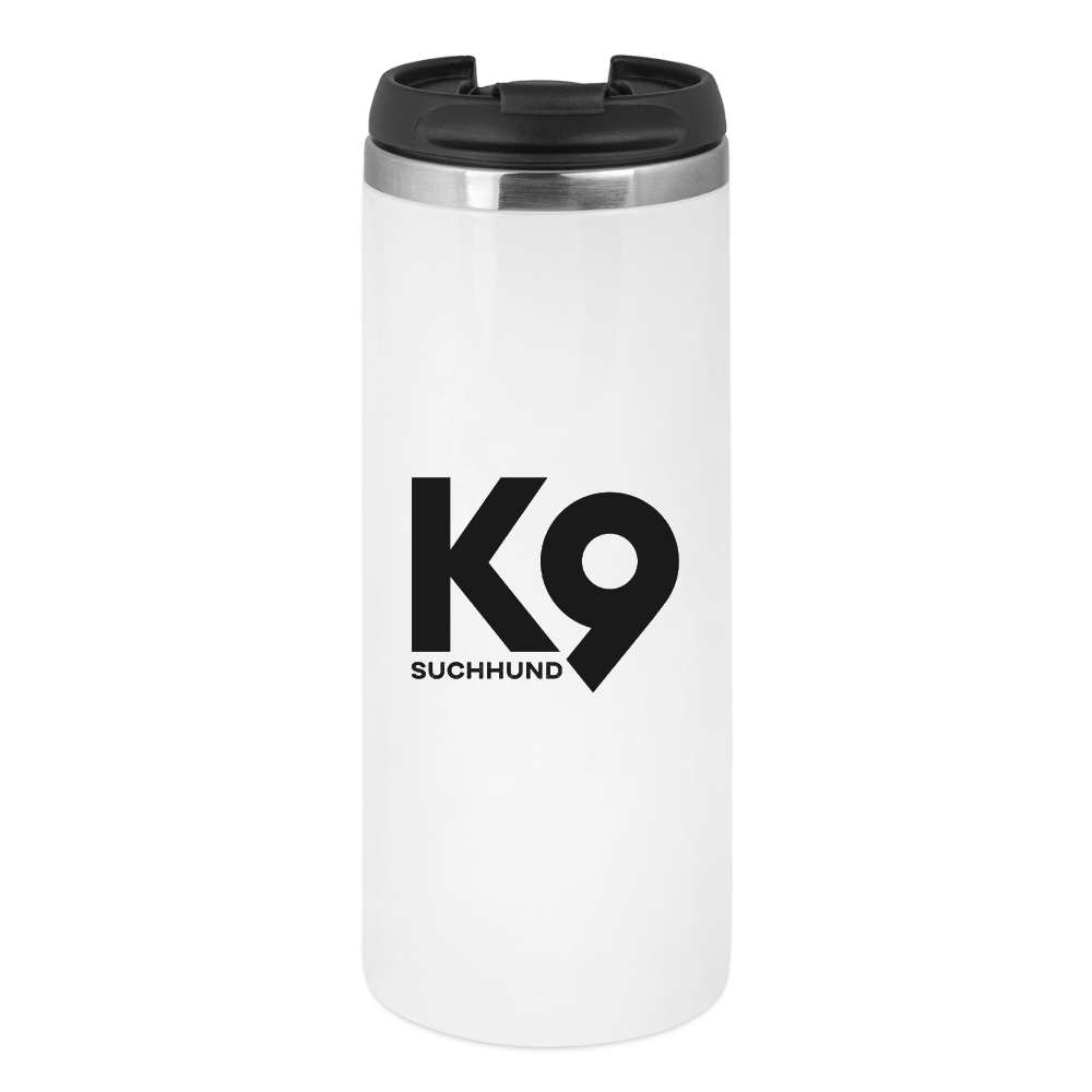K9 CLASSIC Thermobecher „K9 Suchhund“ - Weiß