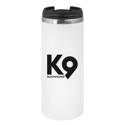 K9 CLASSIC Thermobecher „K9 Suchhund“ - Weiß