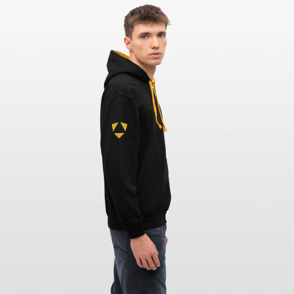 MyPack Bicolor-Hoodie "#this is MY PACK" UNISEX edition - Schwarz/Gold