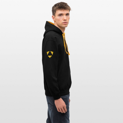 MyPack Bicolor-Hoodie "#this is MY PACK" UNISEX edition - Schwarz/Gold