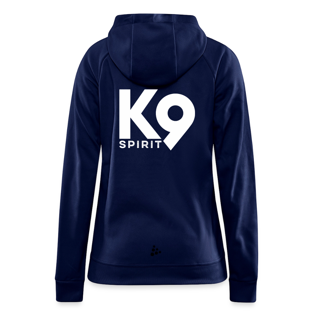 K9 Craft-Hoodyjacket "DOG on a MISSION" - Dunkelnavy