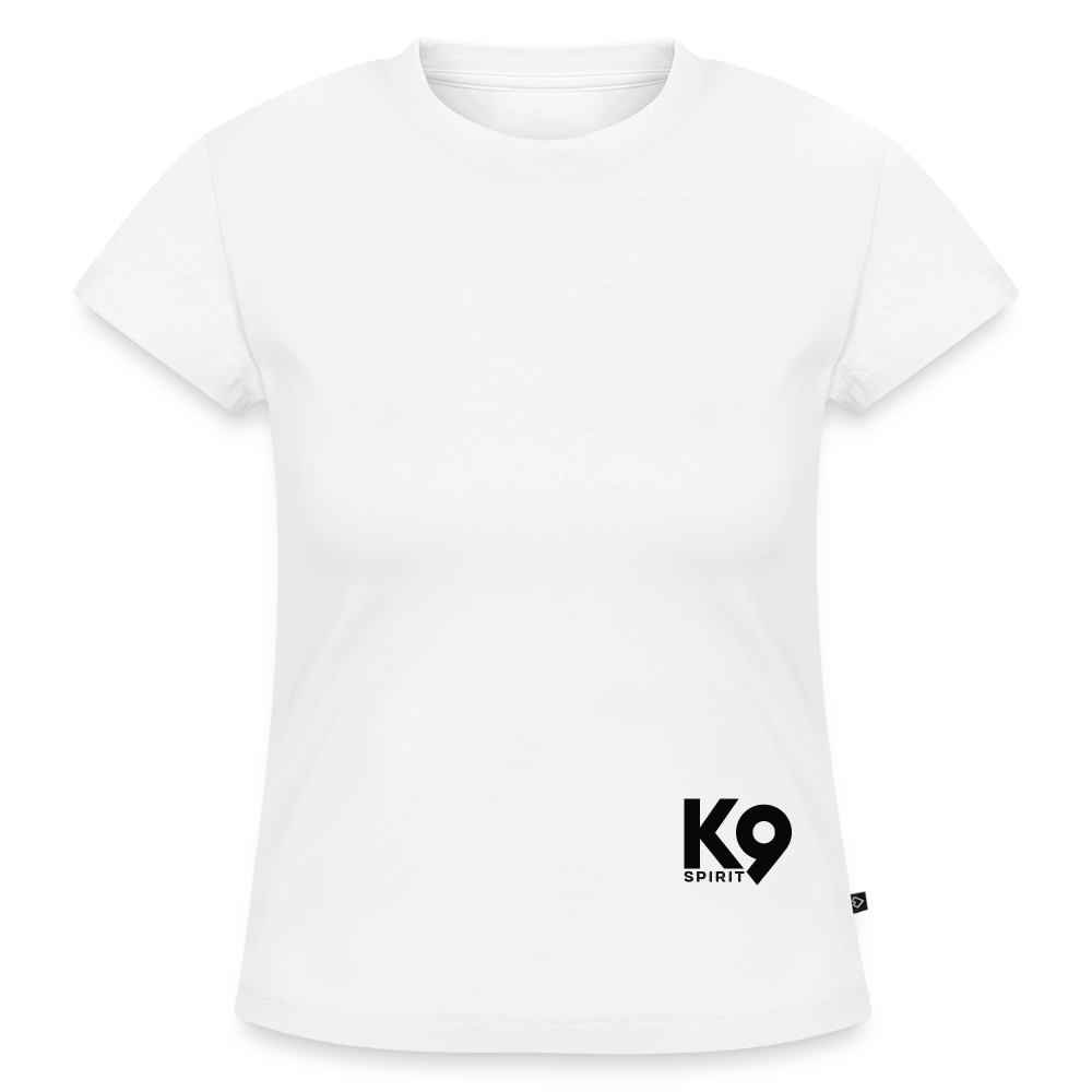 K9 SLIM-FIT Organic-Shirt "K9 SPIRIT" - Weiß