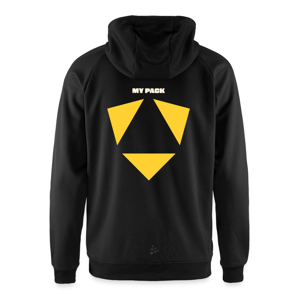 MyPack Craft-Sweatjacke "#this is MY PACK" MEN edition - Schwarz