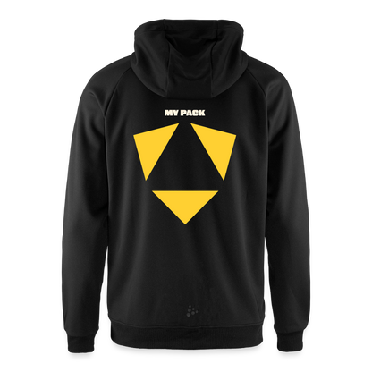 MyPack Craft-Sweatjacke "#this is MY PACK" MEN edition - Schwarz