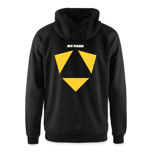 MyPack Craft-Sweatjacke "#this is MY PACK" MEN edition - Schwarz