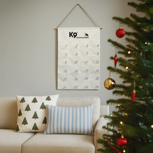 K9 Adventskalender „Suchhunde“ zum Selberbefüllen - Naturweiß
