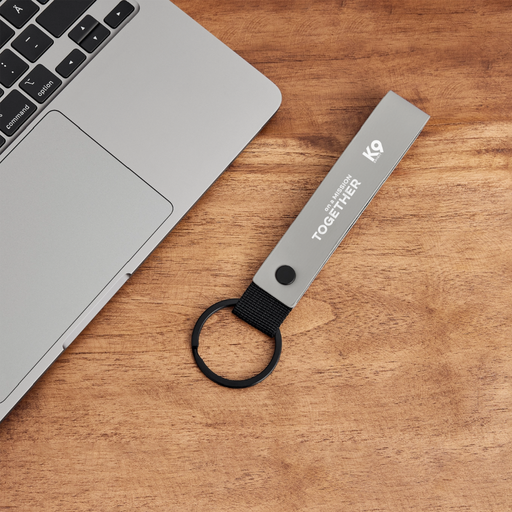 K9 Stylish-Keychain - Hellgrau