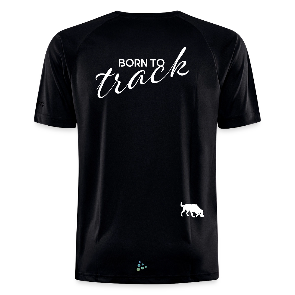 Sniffer Trainings-Shirt "BORN TO TRACK" UNISEX edition - Schwarz