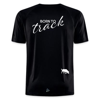 Sniffer Trainings-Shirt "BORN TO TRACK" UNISEX edition - Schwarz