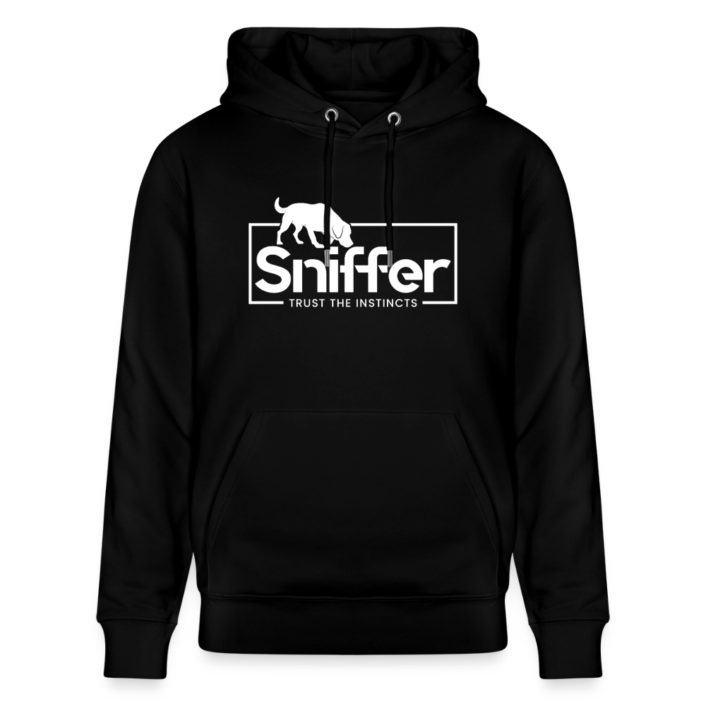 Sniffer ORGANIC  Premium-Hoodie „BORN to track“  UNISEX edition - Schwarz