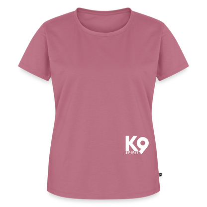 K9 PREMIUM Organic-Shirt "K9 SPIRIT" WOMEN edition - Mauve