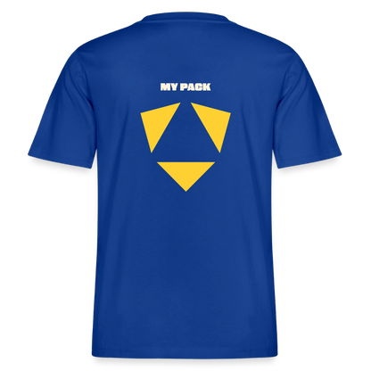 MyPack Organic-Shirt "KNOW LESS. TRUST MORE. LEAD BETTER." UNISEX edition - Dunkelblau