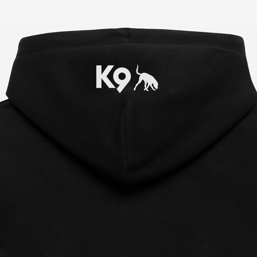 K9 TRAINER Organic-Hoodie UNISEX edition - Schwarz