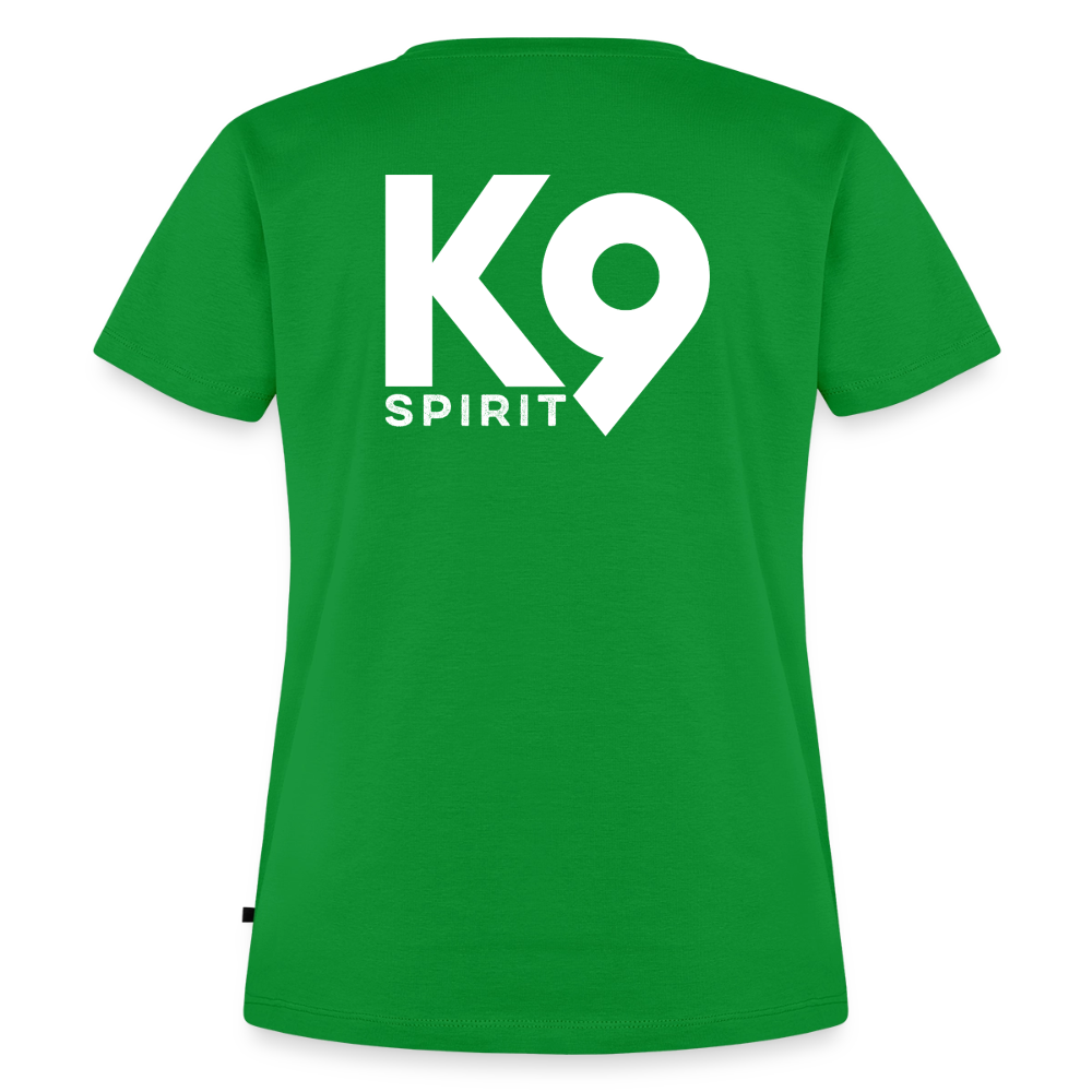 K9 PREMIUM Organic-Shirt "K9 SPIRIT" WOMEN edition - Grün