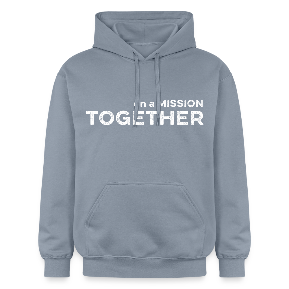K9 Cozy-Hoodie "on a MISSION TOGETHER" - Blau