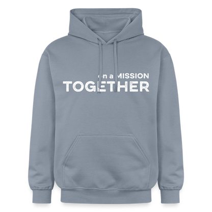 K9 Cozy-Hoodie "on a MISSION TOGETHER" - Blau