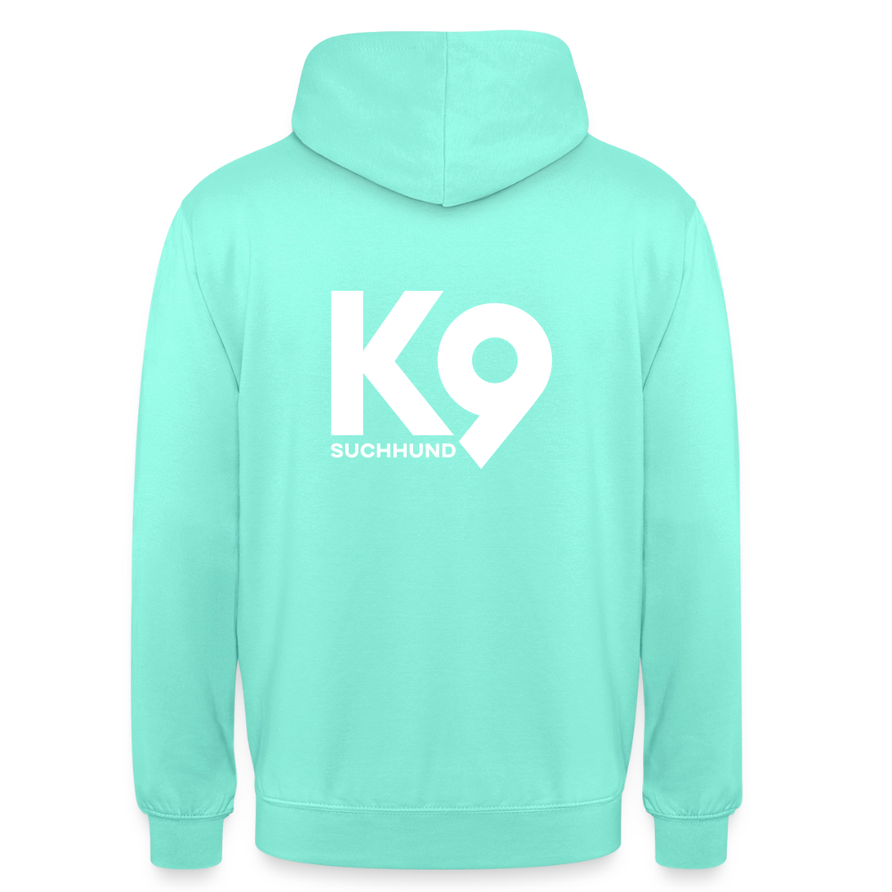 K9 Casual-Hoodie "Suchhund" - Mint