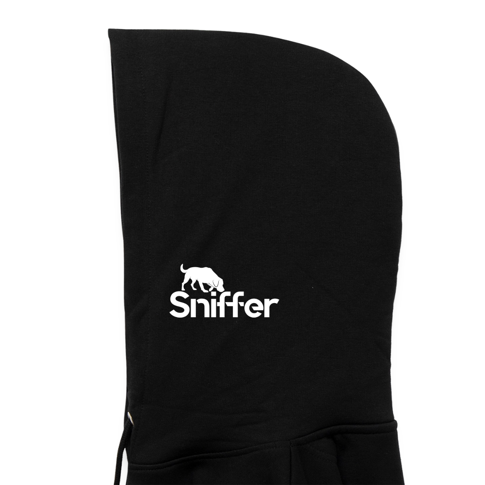 Sniffer ORGANIC  Premium-Hoodie „BORN to track“  UNISEX edition - Schwarz