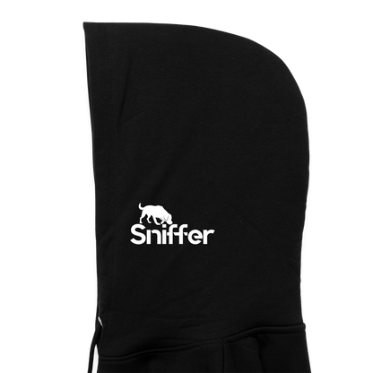 Sniffer ORGANIC  Premium-Hoodie „BORN to track“  UNISEX edition - Schwarz