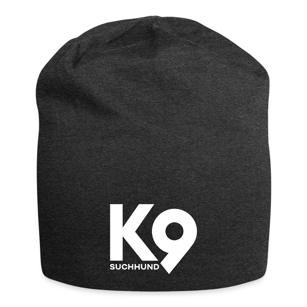 K9 Jersey-Beanie "Suchhund" - Anthrazit