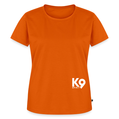 K9 PREMIUM Organic-Shirt "K9 SPIRIT" WOMEN edition - Orange 