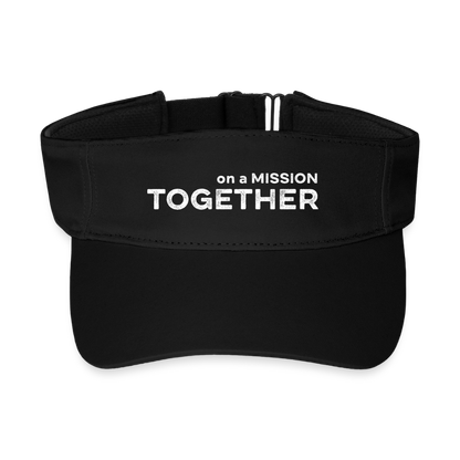 K9 Curved Visor-Cap "on a MISSION TOGETHER" - Schwarz