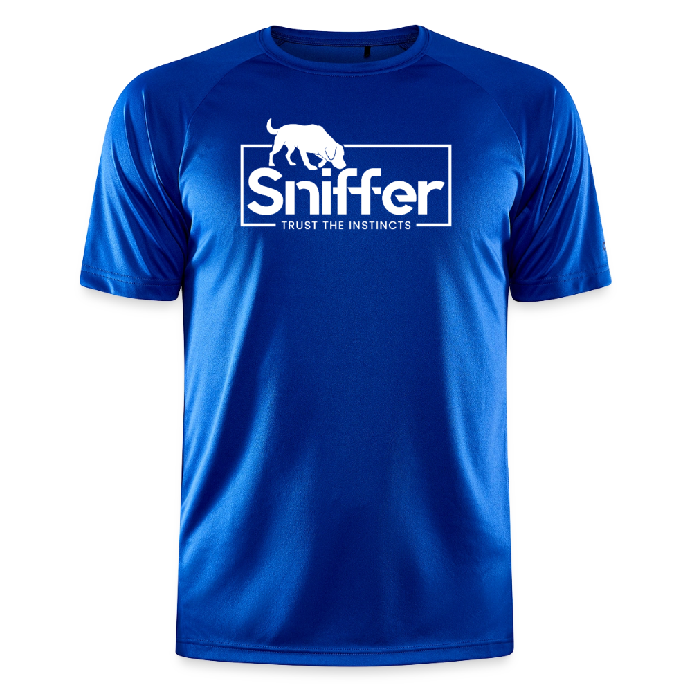 Sniffer Trainings-Shirt "BORN TO TRACK" UNISEX edition - Royalblau