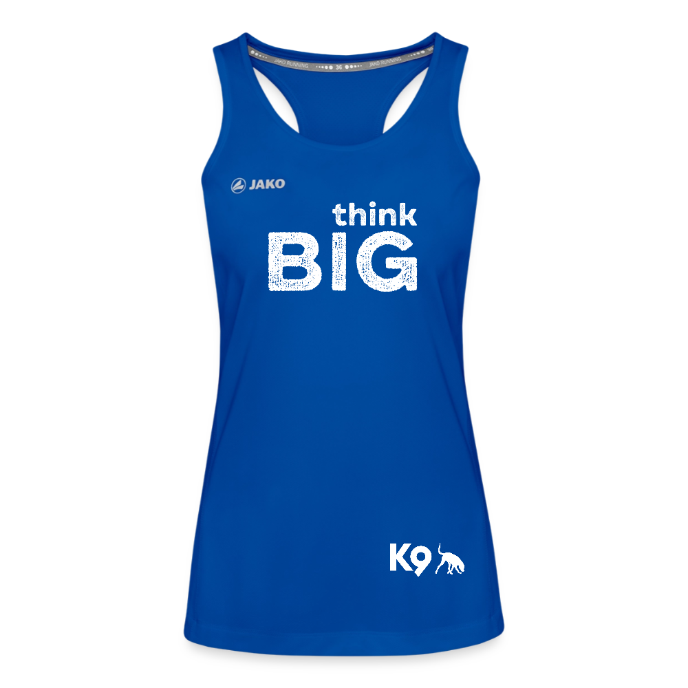 K9 Tanktop „think BIG“ WOMEN edition - Royalblau