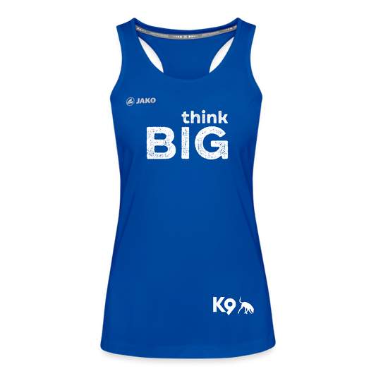 K9 Tanktop „think BIG“ WOMEN edition - Royalblau