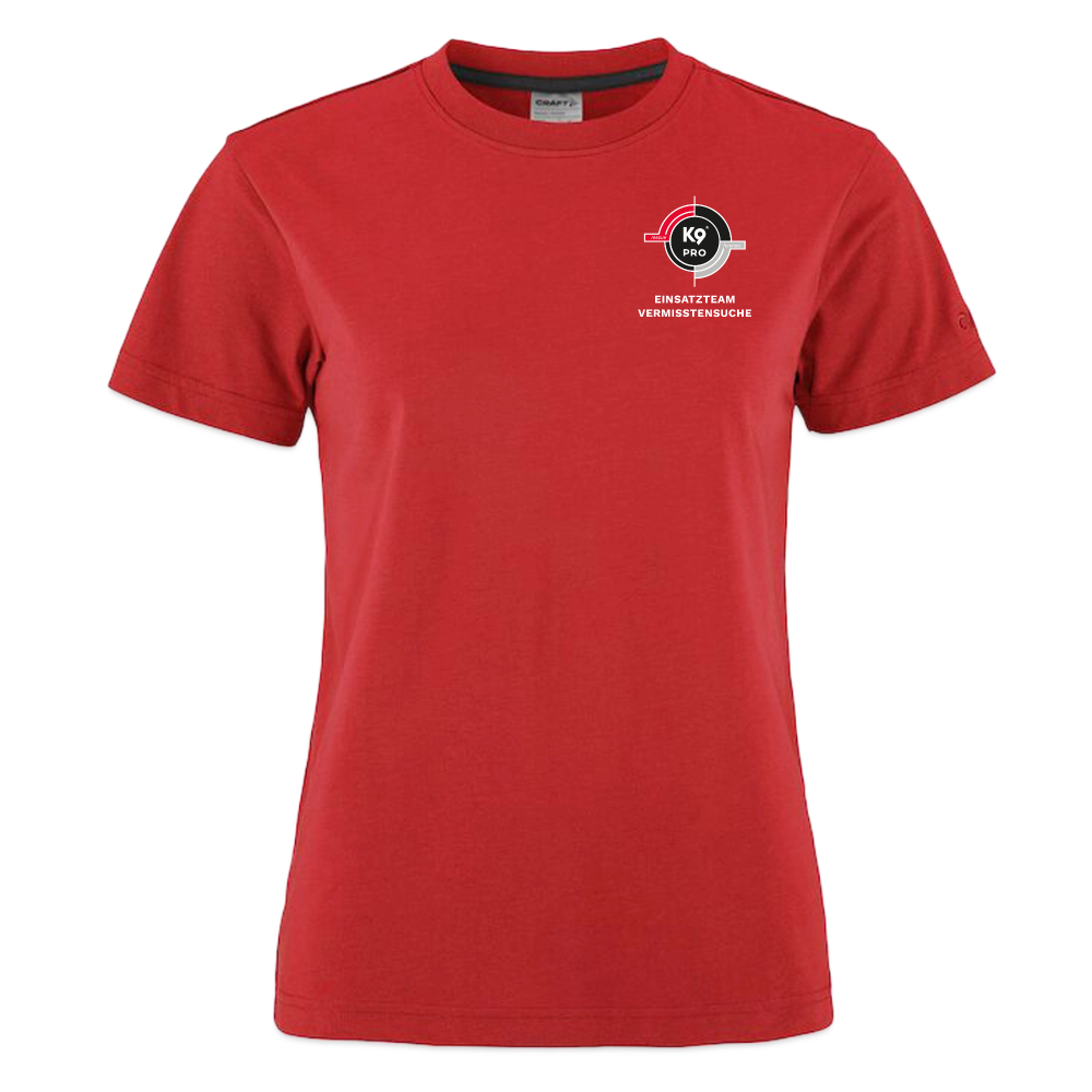 K9 PRO PREMIUM Craft-Shirt "K9 PRO Vermisstensuche" WOMEN edition - Rot