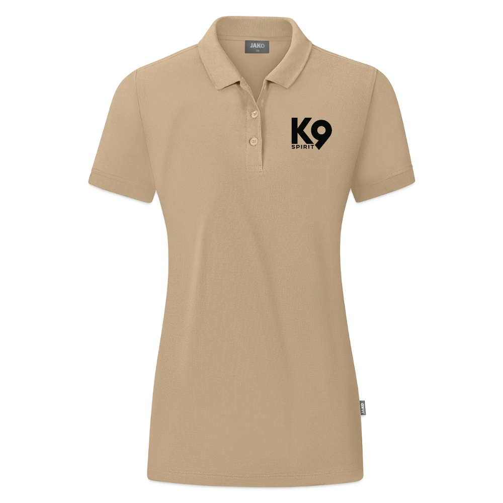 K9 ORGANIC Polo-Shirt "K9 SPIRIT" WOMEN edition - Beige