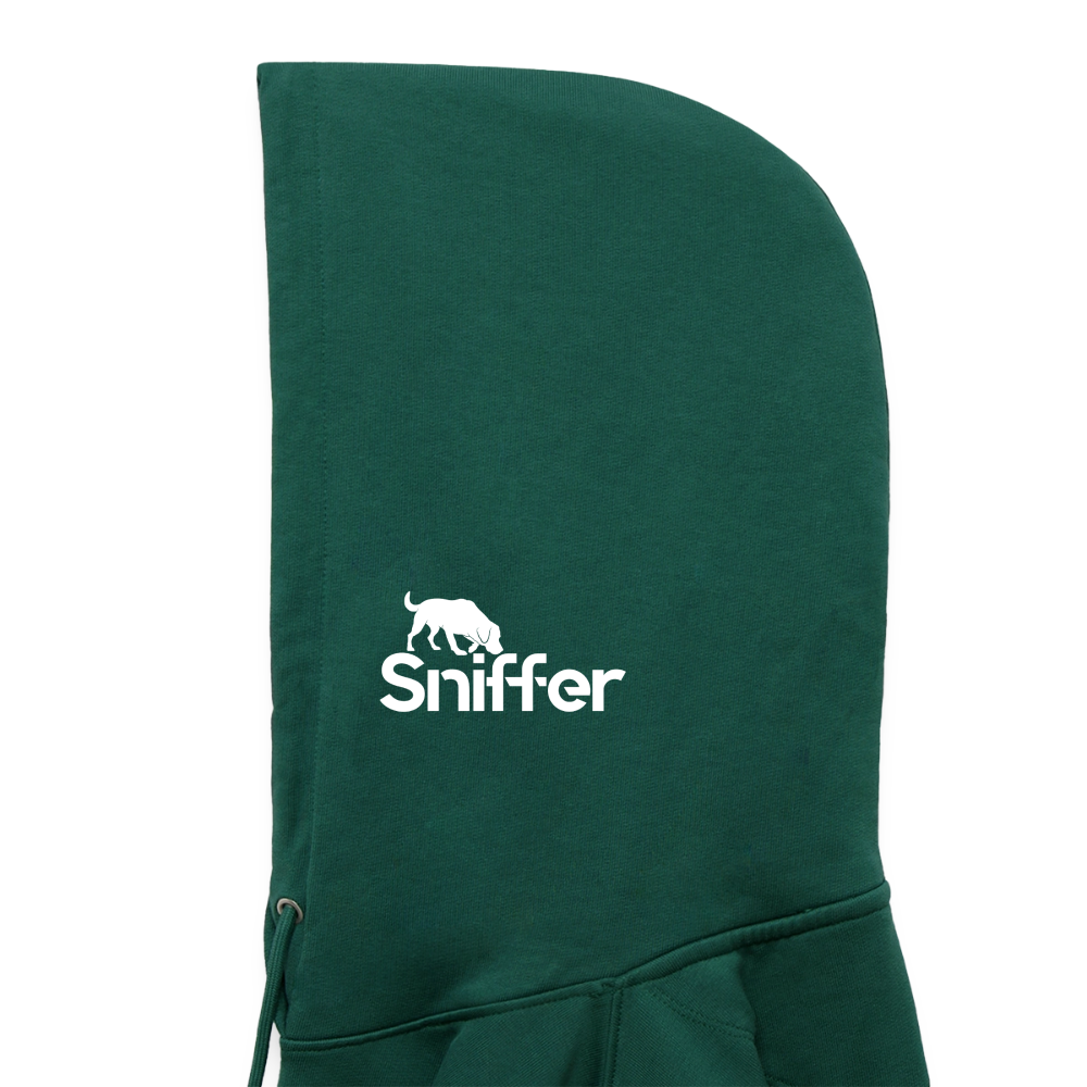 Sniffer ORGANIC  Premium-Hoodie „BORN to track“  UNISEX edition - Forest