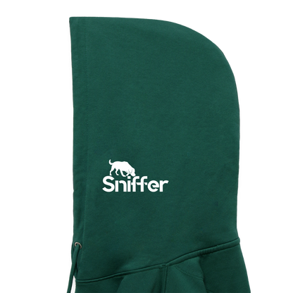 Sniffer ORGANIC  Premium-Hoodie „BORN to track“  UNISEX edition - Forest